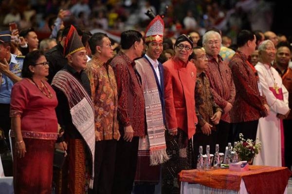Hadiri Perayaan Natal Nasional di Sumut, Jokowi: Keragaman Harus Dirayakan dengan Suka Cita